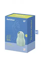 Вакуумний кліторальний стимулятор з вібрацією Satisfyer Pro To Go 1 м'ятний - мініатюра 7