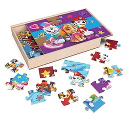 Пазл Paw Patrol дерев'яний 3 в 1 (SM98297/6066794) - мініатюра 5