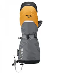 Верхівки Rab Expedition 8000 Mitts L Сірий-Жовтий