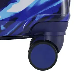 Валіза Semi Line 20" (S) White/Blue Print (T5653-1) (DAS302329) - мініатюра 6