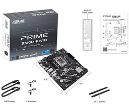 Материнська плата ASUS PRIME B760M-F WIFI (PRIME B760M-F WIFI) (Socket 1700, Intel B760, Micro-ATX) - мініатюра 6