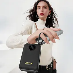 Павербанк Dudao Black 20 000 mAh / 22.5 Вт (6977196680016) - мініатюра 10