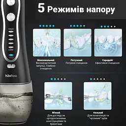 Іригатор H2ofloss HF-6P Black - мініатюра 7