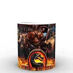 Кухоль GeekLand Mortal Kombat Мортал Комбат воїни MK.02.04 330 мл білий - мініатюра 3