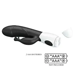 Вібратор - Pretty Love Rasmussen Dual Vibrator Black - мініатюра 8
