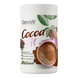 Какао напій OstroVit Cocoa Fit, 500 грам з низьким вмістом цукру