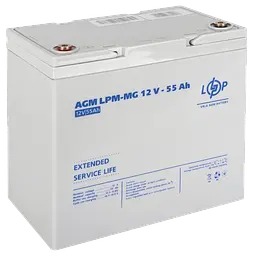 Акумулятор мультигелевий LPM-MG 12V - 55 Ah - мініатюра 2
