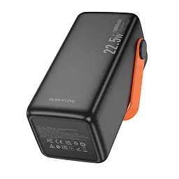 Зовнішній акумулятор BOROFONE BJ66A Magnifico 22.5W+PD20W fully compatible power bank (50000mAh) Black (6941991115158) - мініатюра 7
