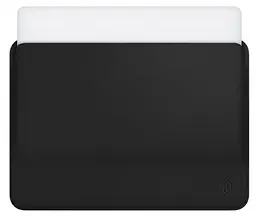 Чохол карман Wiwu Slim Stand Sleeve Leather Case для MacBook New 16 Skin Pro Black [72988] - мініатюра 3