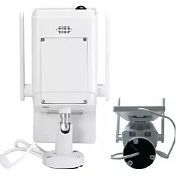 IP камера відеоспостереження RIAS X1 (iCSee APP) Wi-Fi 2MP вулична із сонячною панеллю White (3_02397) - мініатюра 4