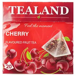 Чай фруктовий Tealand Cherry, вишня, у пірамідках, 40 г - мініатюра 2