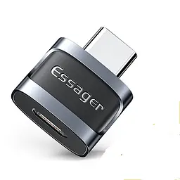 Адаптер Essager Type-C на Micro USB 2.0 Blue