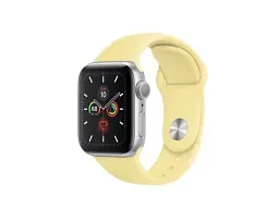 Смарт-годинник Apple Watch Series 5 GPS 44mm Silver Aluminum w. Lemon Cream (MWT32)