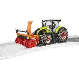 Уцінка. Іграшкова машинка Bruder Трактор Claas Axion 950 для прибирання снігу 1:16 (03017)  - мініатюра 14