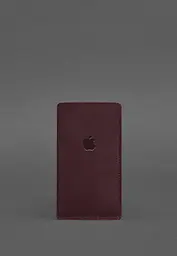 Шкіряний чохол для iPhone 11 Бордовий Crazy Horse