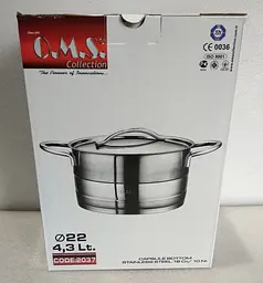 Каструля O.M.S. Collection 2037-22 см 4.3 л - мініатюра 10