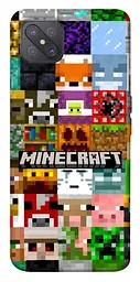 Чохол Demsky Minecraft collage для Oppo A92s