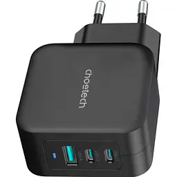 Мережевий зарядний пристрій Choetech GaN Wall Charger 100W Black [PD8005-V2-EU-BK] [100841] - мініатюра 2