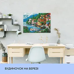 Набір з алмазною мозаїкою "Будиночки на березі", 40*50 см, IDEA2-CK129 - мініатюра 3