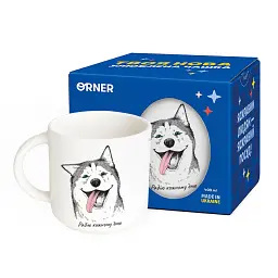Чашка «Щасливий хаскі»