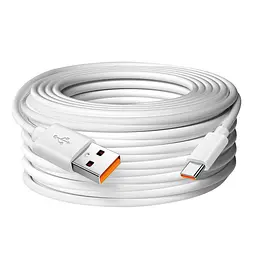 Кабель для заряджання та живлення Digital USB Type-C 2A 14 м Білий (USB/Type-C14m)