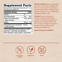 Хлорофіл Nature's Way Liquid Chlorophyll м'ятний смак 480 мл (NWY03501) - мініатюра 6