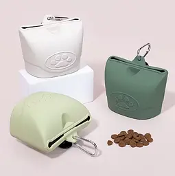 Силіконова сумка для ласощів Derby Pet snack bag, Зелений - мініатюра 7