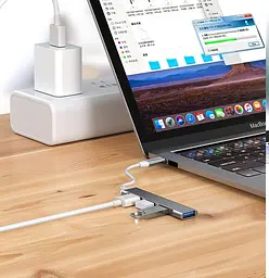 Адаптер USB для MacBook Bodasan Grey (V050724) - мініатюра 2