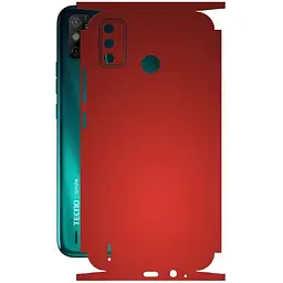 Защитная пленка StatusSKIN для Tecno Spark Go 2020 Корпус Винил красная матовая