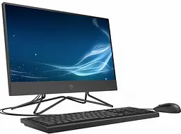 ПК-моноблок HP 205 G4 23.8FHD IPS AG/AMD Ryzen3 3250U/8/256F/ODD/int/kbm/DOS/Black (1C7N9ES) - мініатюра 3