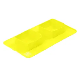 Складна миска Waudog Silicone, 38,5х23х5 см, жовтий (50808) - мініатюра 2