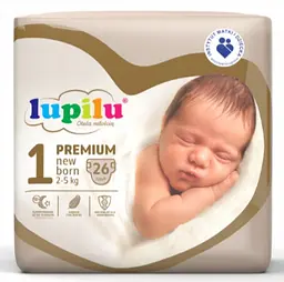Підгузки Lupilu Premium New Born 1 2–5 кг 26 шт (Lupilu1)