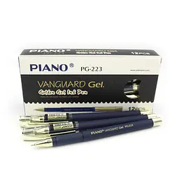 Набір гелевих ручок Piano Vanguard, синя, 12 шт., 223-PGBL