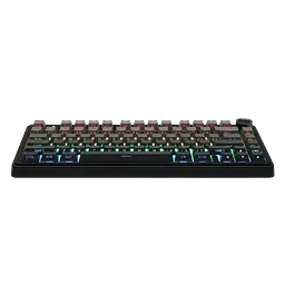 Ігрова механічна клавіатура AULA F75 / Три режими підключення / Leobog Axis Reaper Switch / Black - мініатюра 4