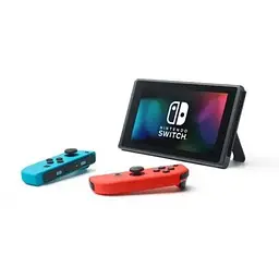 Ігрова консоль Nintendo Switch Neon Blue-Red Upgraded version + Чохол Deluxe Travel Case Black + Захисне скло - мініатюра 3