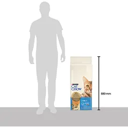 Сухий корм для котів Cat Chow Feline 3-in-1 з індичкою 15 кг - мініатюра 5
