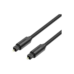 Кабель мультимедійний Optical Toslink 1.0m black Vention (BAEBF)