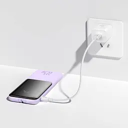 Портативна батарея Powerbank Baseus Elf Digital Display Fast Charge 10000 mAh 22.5W PPJL010005 Purple - мініатюра 2