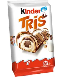 Вафельні батончики Kinder Tris 5 шт, 100 г