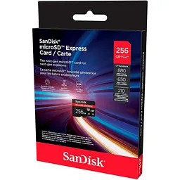 Карта пам'яті SanDisk 256GB microSDXC class 10 UHS-I U3 A1 Express (SDSQXFN-256G-GN4NN) - мініатюра 2