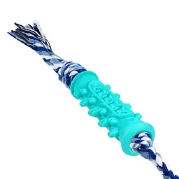 Іграшка для собак Bronzedog PetFun Dental Кость з канатом