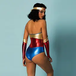 Еротичний рольовий костюм "Wonder Woman" One Size - мініатюра 2