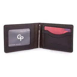 Затискач-портмоне GRANDE PELLE 11х8х0.5 см acs0032125 - мініатюра 2