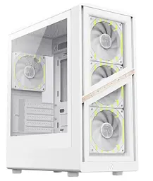 Корпус GameMax Aeris 330 G Tempered Glass без БЖ White (AERIS 330 GW) - мініатюра 1