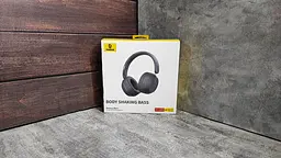 Бездротові навушники Baseus Bass 35 Max Wireless, ANC, BT5.3, AUX, 600mAh, 30-50h, Grey A00070800821-00 - мініатюра 7