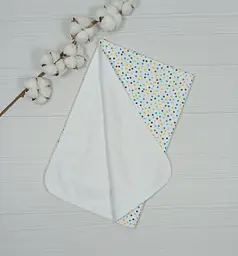 Пелюшка дитяча багаторазова непромокальна a.l.babybox Горох патріотичний 80x100 см (NV 18148903) - мініатюра 2