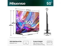 Телевізор Hisense 50E7S - мініатюра 2
