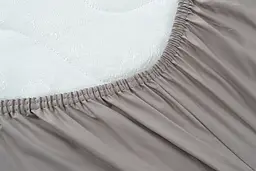 Простирадло на резинці Penelope - Pure stone бежевий 100x200+35 - мініатюра 2