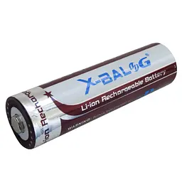 Літієвий акумулятор акумуляторна батарейка 18650 1 шт X-Balog 8800mAh 4.2V Li-ion - мініатюра 3