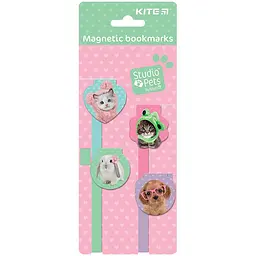 Магнітна закладка-лясе, 4 шт в наборі Studio Pets SP24-497 Kite